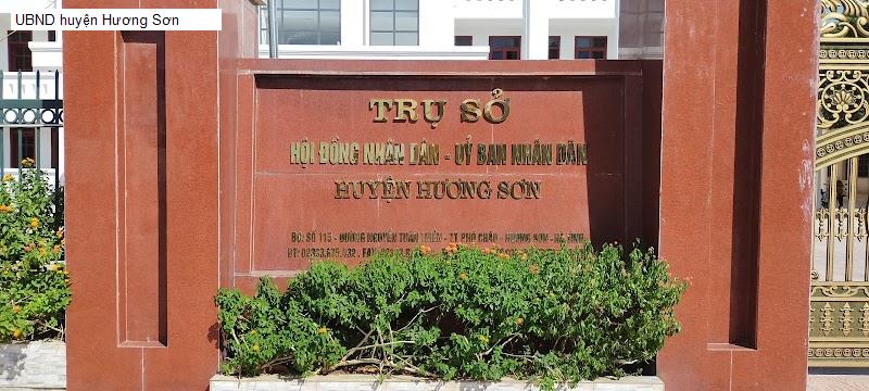 UBND huyện Hương Sơn