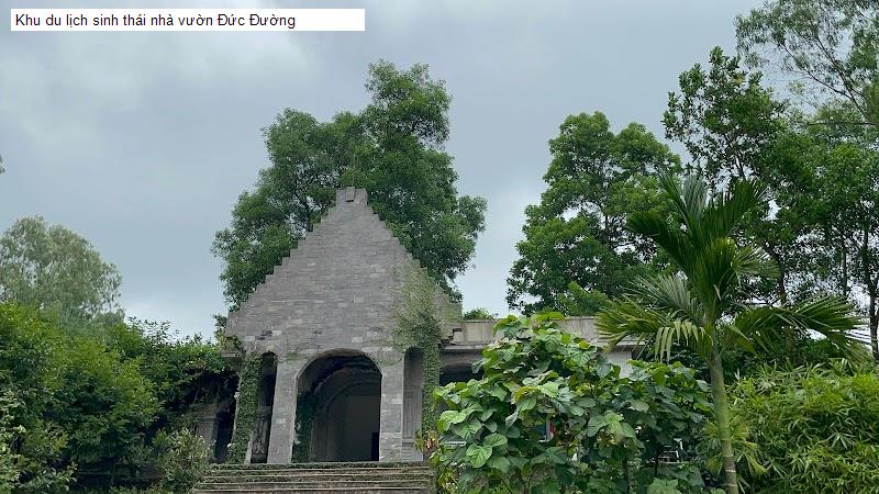 Khu du lịch sinh thái nhà vườn Đức Đường
