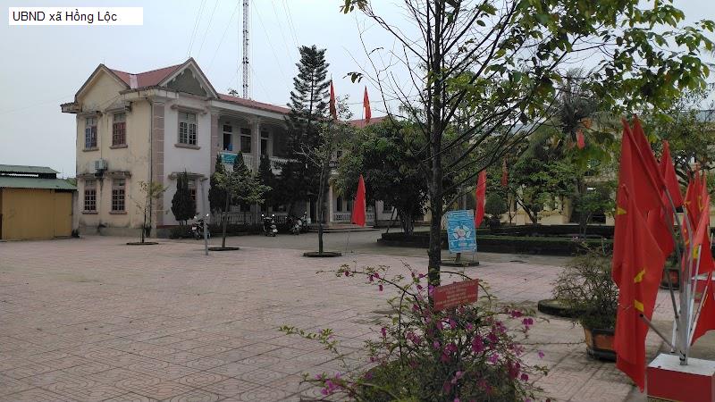 UBND xã Hồng Lộc